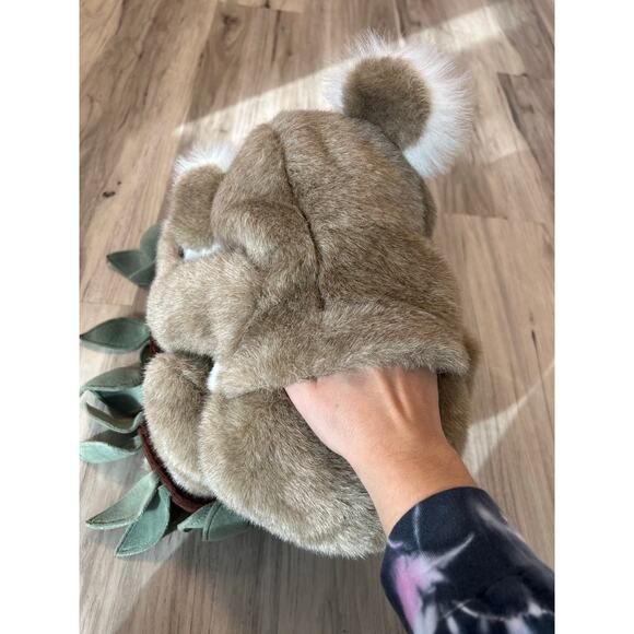 Folkmanis Koala Bear Hand Puppet Plush Folktails Full Body Eucalyptus Vine 14 In - Picture 5 of 6